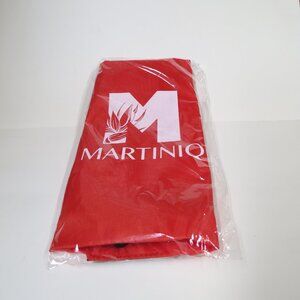 Red New Martinique reusable Lightweight nylon tote bag